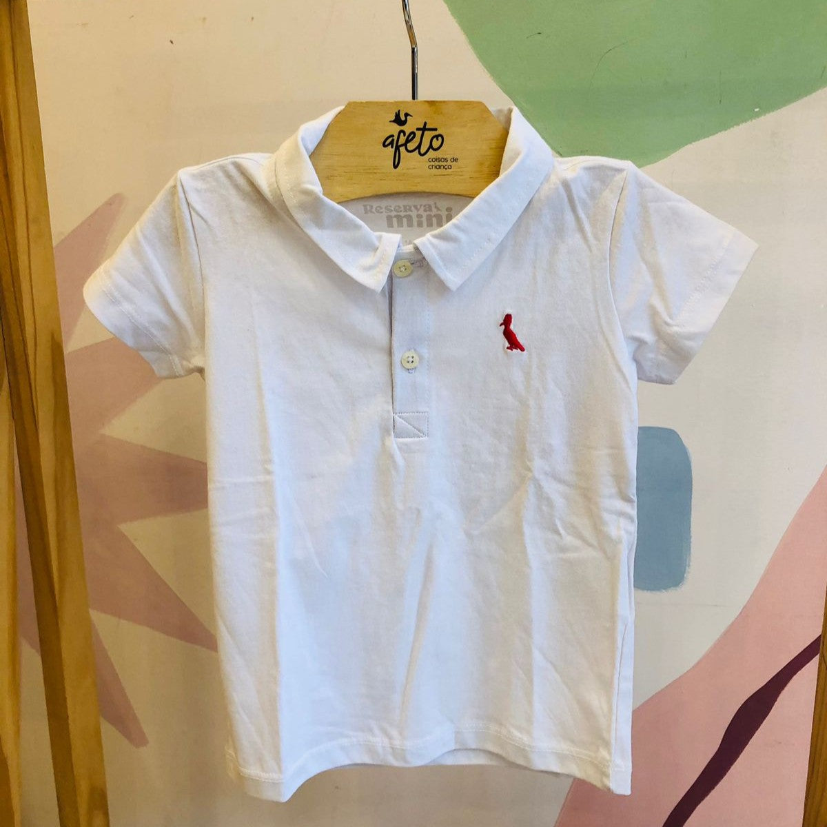 Camiseta Manga Curta Reserva Infantil Menino Polo Lisa