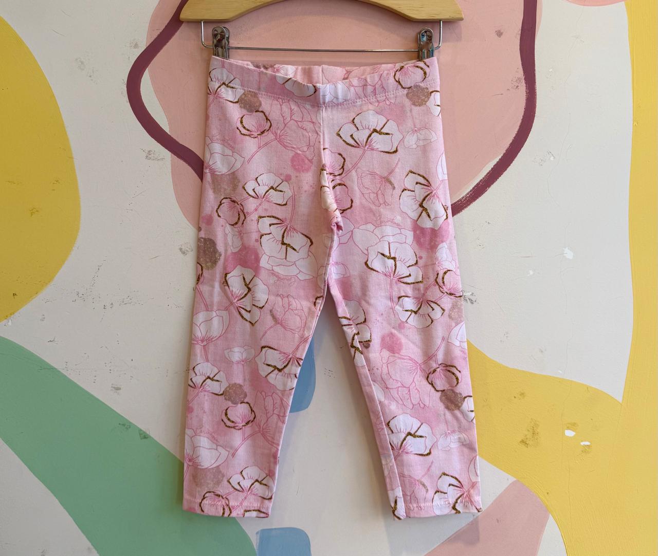 Calça menina Flores Carinhoso Flores